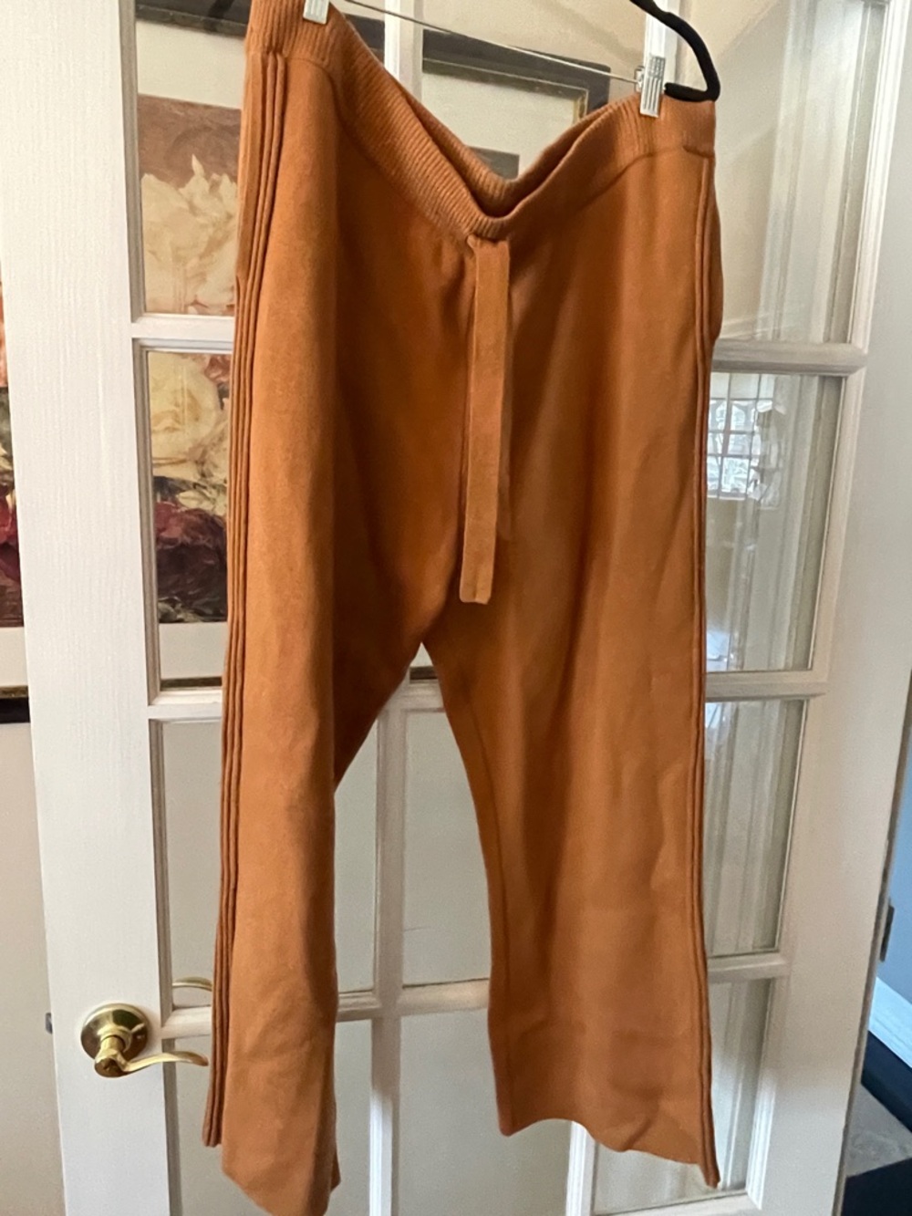 NWT 7 For All Mankind Touch of Cashmere knit pants in XL